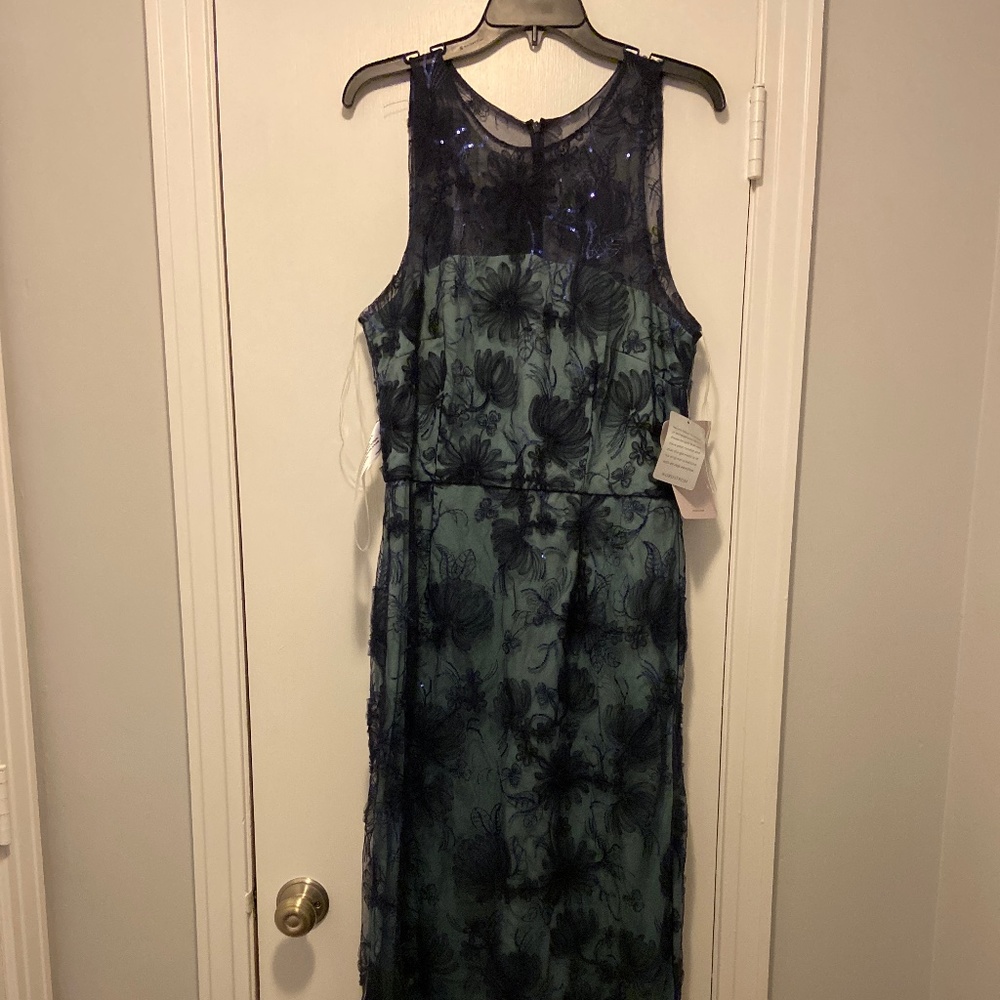 JS Collections Floor Length Gown - Size 14 - brand new with tags